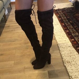 New over the knee boots.